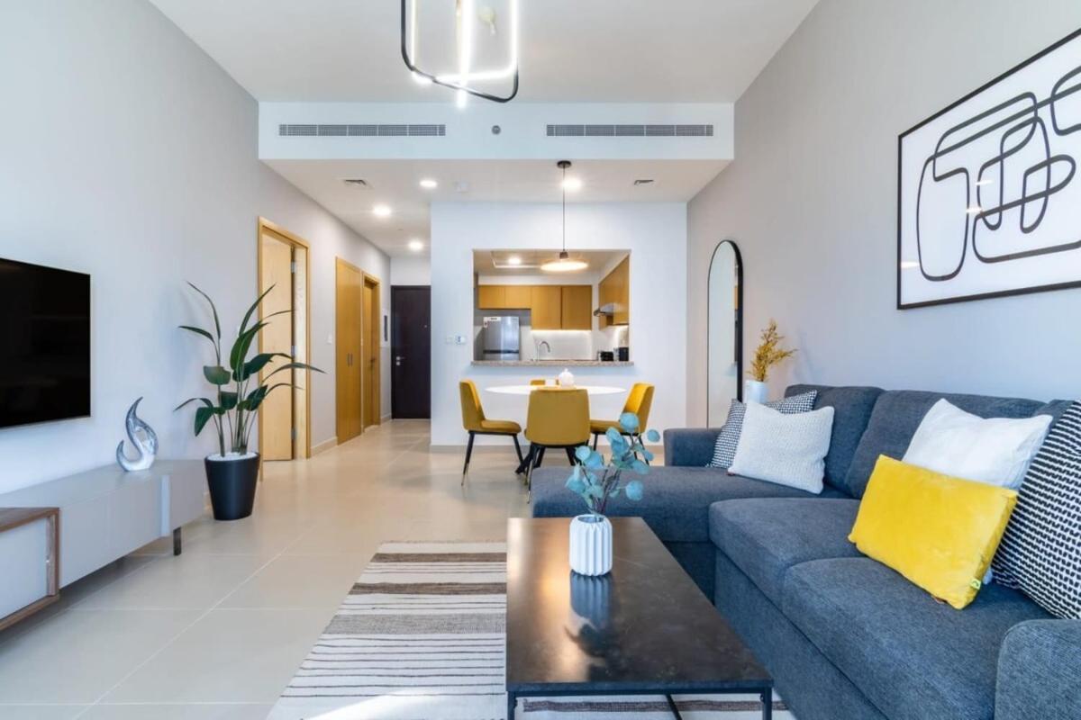 두바이 Silkhaus Design 1Bdr With Burj Khalifa View In New Tower 아파트 외부 사진