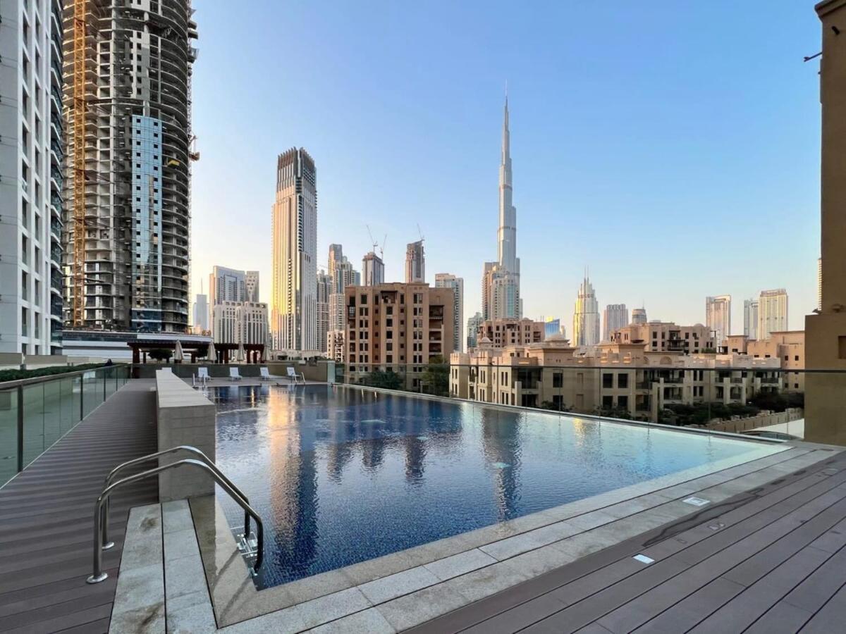 두바이 Silkhaus Design 1Bdr With Burj Khalifa View In New Tower 아파트 외부 사진