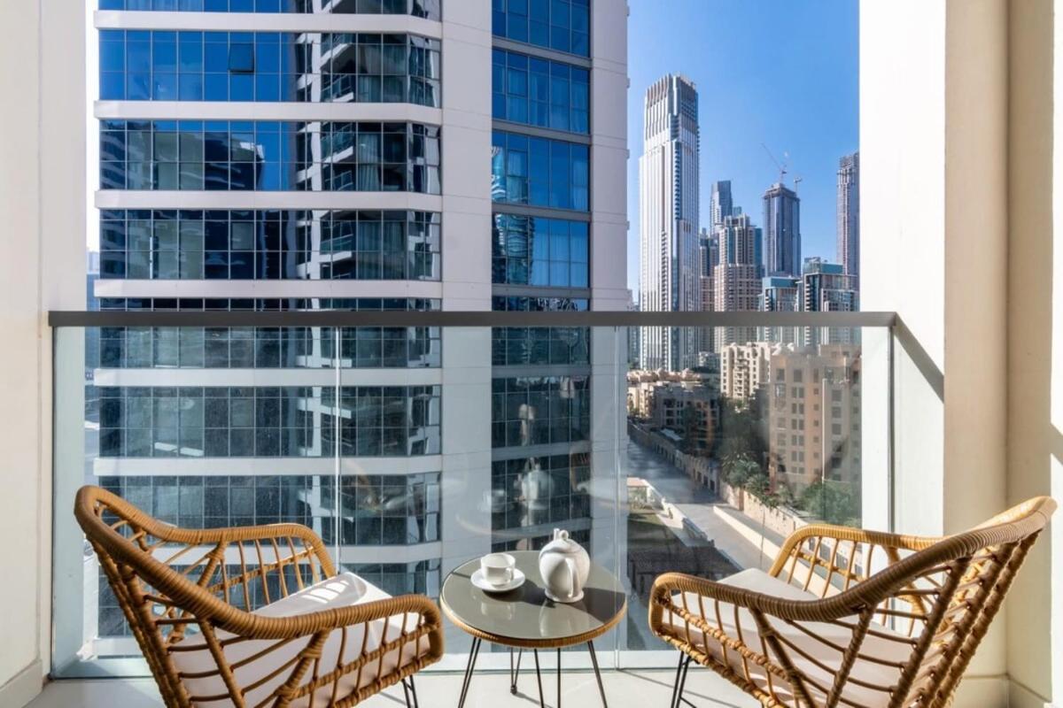 두바이 Silkhaus Design 1Bdr With Burj Khalifa View In New Tower 아파트 외부 사진