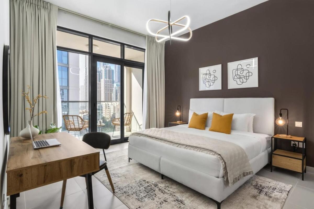 두바이 Silkhaus Design 1Bdr With Burj Khalifa View In New Tower 아파트 외부 사진